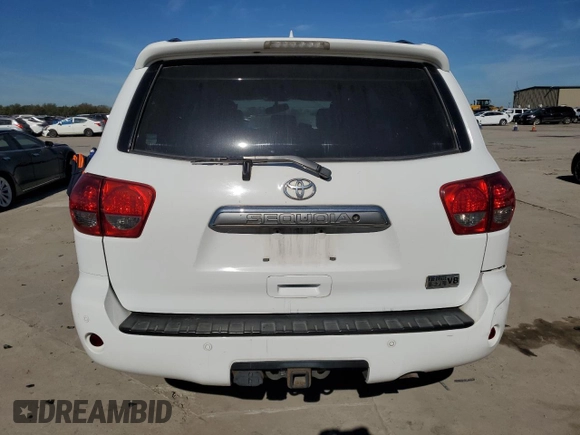 2012 Toyota Sequoia Limited with VIN 5TDJY5G16CS066546, listed as a Copart auction lot 80019234 with 0 mi miles and Salvage Title. Bid and sale history available at carsss.com. Image 6.