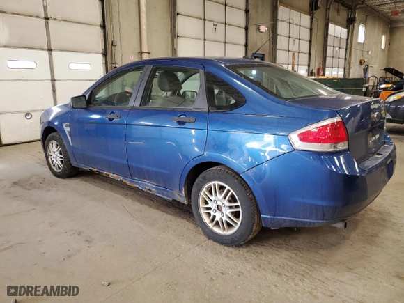 2008 Ford Focus SE with VIN 1FAHP35NX8W167615, listed as a Copart auction lot 49059675 with 193,183 mi miles and Salvage Title. Bid and sale history available at carsss.com. Image 2.