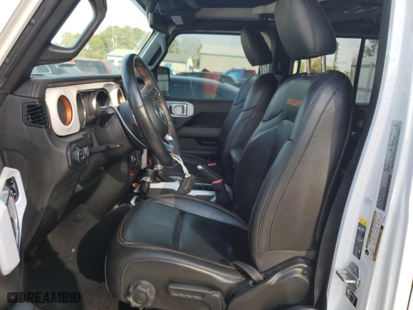 2021 Jeep Gladiator Mojave with VIN 1C6JJTEG2ML522066, listed as a Copart auction lot 45011955 with 30,475 mi miles and Salvage Title. Bid and sale history available at carsss.com. Image 7.
