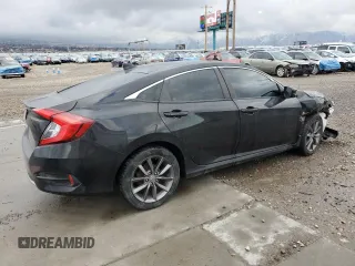 2021 Honda Civic Sedan EX with VIN 19XFC1F3XME001792, listed as a Copart auction lot 47499455 with 55,902 mi miles and Salvage Title. Bid and sale history available at carsss.com. Image 3.