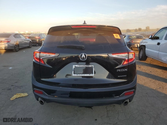2020 Acura RDX with VIN 5J8TC2H33LL035067, listed as a Copart auction lot 88700665 with 0 mi miles and Salvage Title. Bid and sale history available at carsss.com. Image 6.