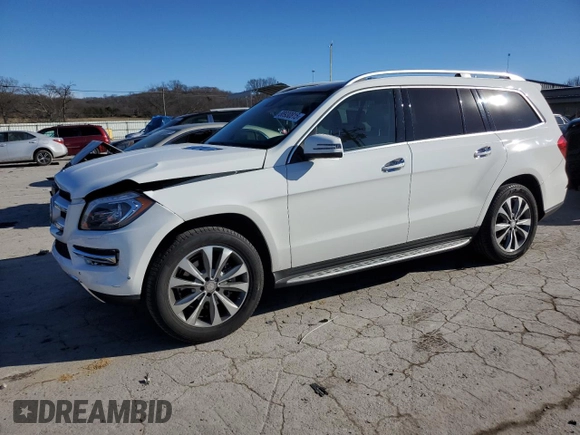 2016 Mercedes-Benz GL with VIN 4JGDF6EE9GA699426, listed as a Copart auction lot 88930815 with 34,516 mi miles and Salvage Title. Bid and sale history available at carsss.com. Image 1.