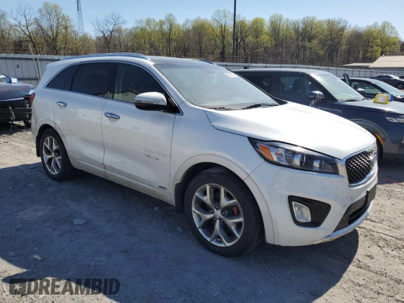 2016 Kia Sorento SX with VIN 5XYPKDA5XGG006242, listed as a Copart auction lot 53698595 with 114,260 mi miles and Salvage Title. Bid and sale history available at carsss.com. Image 4.