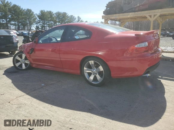 2005 Pontiac GTO with VIN 6G2VX12U95L419324, listed as a Copart auction lot 49849375 with 8,043 mi miles and Salvage Title. Bid and sale history available at DreamBid. Image 2.