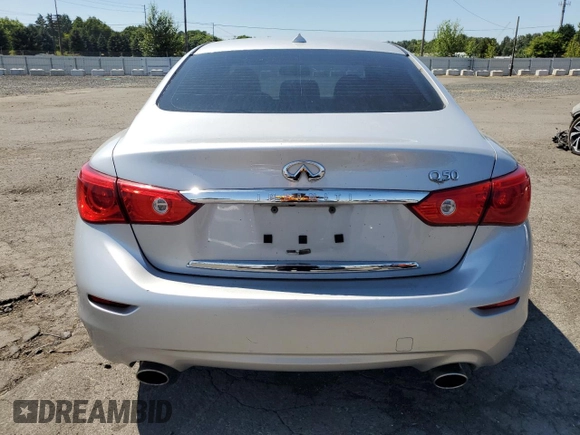 2017 Infiniti Q50 Sport with VIN JN1EV7AP1HM737727, listed as a Copart auction lot 66002305 with 116,982 mi miles and Clean title. Bid and sale history available at DreamBid. Image 6.