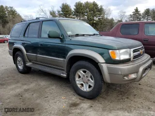 2000 Toyota 4Runner Limited with VIN JT3HN87R4Y9034736, listed as a Copart auction lot 43736745 with 166,298 mi miles and Clean Title. Bid and sale history available at carsss.com. Image 4.