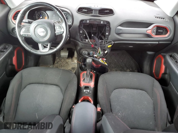 2015 Jeep Renegade Trailhawk with VIN ZACCJBCT5FPB27437, listed as a Copart auction lot 64031865 with 106,479 mi miles and Clean title. Bid and sale history available at DreamBid. Image 8.