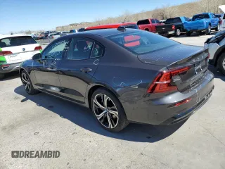 2024 Volvo S60 Plus Dark Theme with VIN 7JRL12TL8RG294538, listed as a Copart auction lot 49538014 with 667 mi miles and Salvage Title. Bid and sale history available at carsss.com. Image 2.
