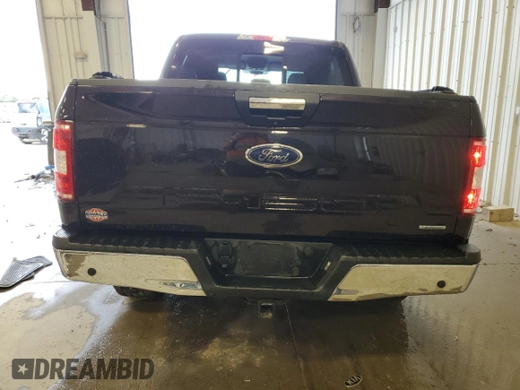 2019 Ford F-150 XL with VIN 1FTEW1EP6KFA59568, listed as a Copart auction lot 57139785 with 76,297 mi miles and Salvage title. Bid and sale history available at DreamBid. Image 6.
