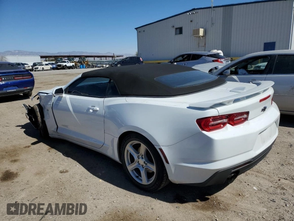 2020 Chevrolet Camaro 1LT with VIN 1G1FB3DS5L0145226, listed as a Copart auction lot 46544635 with 29,139 mi miles and Salvage Title. Bid and sale history available at carsss.com. Image 2.