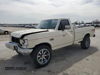 1991 Ford F-250 with VIN 1FTHF26H7MLA14640, listed as a Copart auction lot 50958955 with 75,522 mi miles and Salvage Title. Bid and sale history available at carsss.com. Image 1.