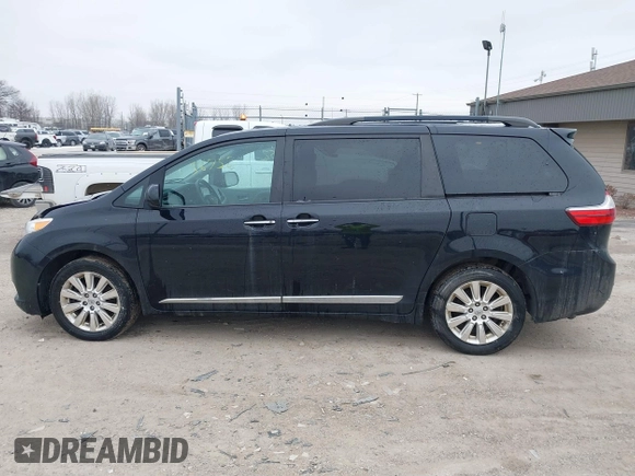 2015 Toyota Sienna Ltd with VIN 5TDDK3DCXFS122419, listed as a IAAI auction lot 41336752 with 243,567 mi miles. Bid and sale history available at carsss.com. Image 14.