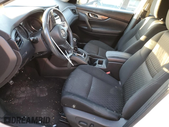 2017 Nissan Rogue SV with VIN KNMAT2MV4HP608278, listed as a Copart auction lot 77073104 with 96,260 mi miles and Salvage Title. Bid and sale history available at carsss.com. Image 7.