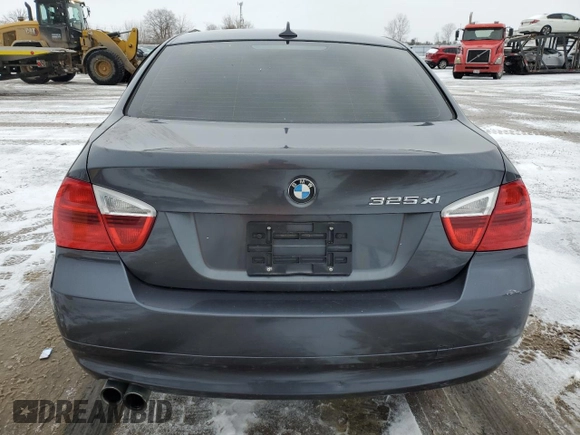 2006 BMW 3 Series 325xi with VIN WBAVD13576KT80097, listed as a Copart auction lot 47649225 with 248,723 mi miles and Salvage title. Bid and sale history available at DreamBid. Image 6.