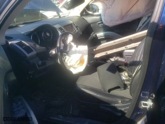 2013 Mitsubishi Outlander SE with VIN JA4JT3AW3DU025113, listed as a Copart auction lot 42416825 with 0 mi miles and Salvage Title. Bid and sale history available at carsss.com. Image 7.