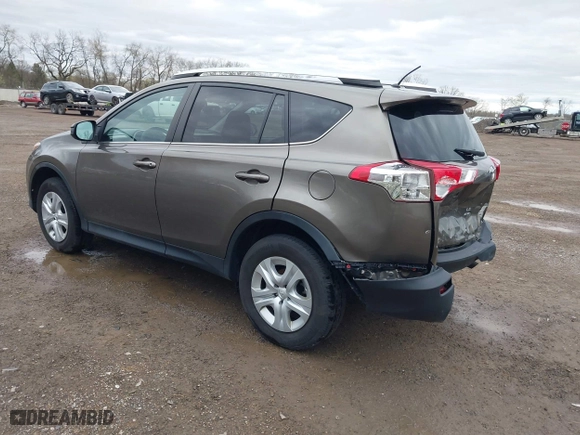 2015 Toyota RAV4 LE with VIN 2T3BFREV1FW245801, listed as a IAAI auction lot 42039074 with 129,181 mi miles. Bid and sale history available at carsss.com. Image 3.