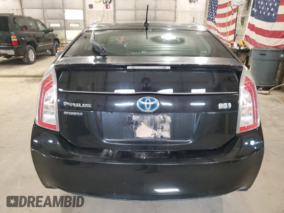 2013 Toyota Prius One z VIN JTDKN3DU7D1660514, wystawiony jako Copart lot #50799185 z przebiegiem 177 107 mil mil oraz Czysty tytuł • Clean title. Historia ofert i sprzedaży dostępna na DreamBid. Obrazek 6.