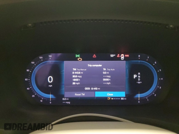 2024 Volvo V60 Plus with VIN YV4L12WY6R2136392, listed as a Copart auction lot 42932275 with 8,443 mi miles and Salvage title. Bid and sale history available at DreamBid. Image 9.