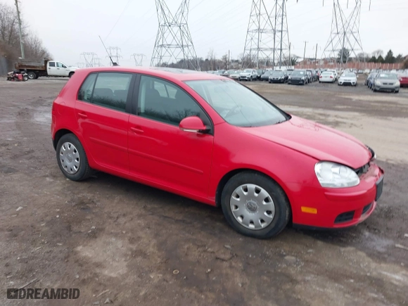 2009 Volkswagen Rabbit S with VIN WVWDB71K59W118060, listed as a IAAI auction lot 41560708 with 63,745 mi miles. Bid and sale history available at carsss.com. Image 1.