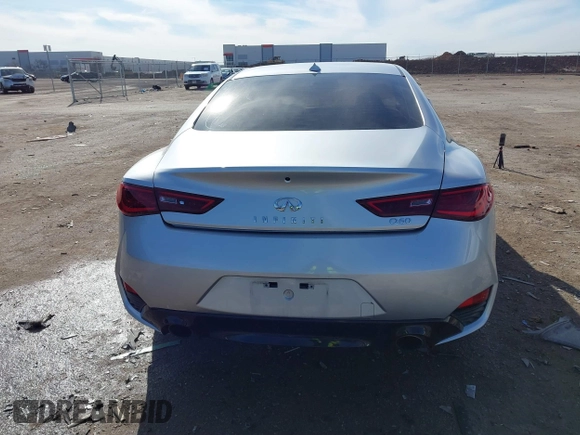 2018 Infiniti Q60 Luxe with VIN JN1CV7EK0JM200522, listed as a IAAI auction lot 41308958 with 28,015 mi miles and . Bid and sale history available at carsss.com. Image 16.