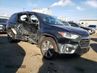 2021 Chevrolet Traverse LT Leather with VIN 1GNEVHKW9MJ138361, listed as a Copart auction lot 76510873 with 53,419 mi miles. Bid and sale history available at carsss.com. Image 4.