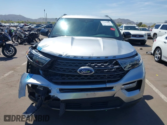 2022 Ford Explorer XLT with VIN 1FMSK8DH4NGC48733, listed as a IAAI auction lot 41884548 with 62,081 mi miles. Bid and sale history available at carsss.com. Image 12.