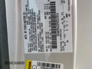 2015 Ford Fusion SE Hybrid with VIN 3FA6P0LU2FR257051, listed as a Copart auction lot 50885445 with 28,683 mi miles and Salvage Title. Bid and sale history available at carsss.com. Image 12.