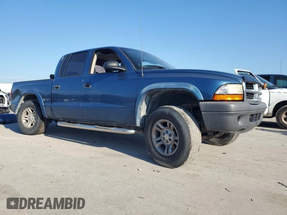 2004 Dodge Dakota Sport with VIN 1D7HG38N14S770031, listed as a Copart auction lot 72001434 with 131,547 mi miles and Salvage Title. Bid and sale history available at DreamBid. Image 4.