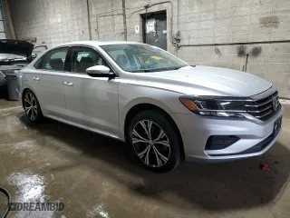 2020 Volkswagen Passat 2.0T SEL with VIN 1VWCA7A34LC015855, listed as a Copart auction lot 44553995 with 32,612 mi miles and Salvage Title. Bid and sale history available at carsss.com. Image 4.