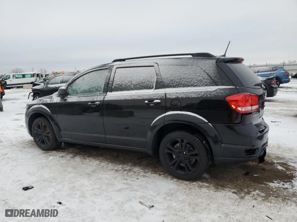 2019 Dodge Journey SE with VIN 3C4PDCBB4KT804018, listed as a Copart auction lot 88348715 with 121,563 mi miles and Salvage Title. Bid and sale history available at carsss.com. Image 2.