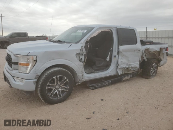 2022 Ford F-150 XL with VIN 1FTFW1E5XNKD50394, listed as a Copart auction lot 51758295 with Not provided miles and Salvage title. Bid and sale history available at DreamBid. Image 1.