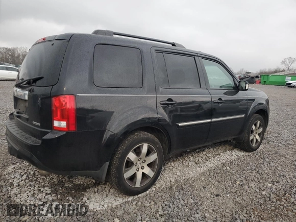 2012 Honda Pilot Touring with VIN 5FNYF3H9XCB040629, listed as a Copart auction lot 44800885 with 116,736 mi miles and Salvage Title. Bid and sale history available at carsss.com. Image 3.