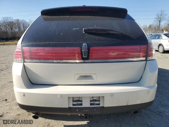 2008 Lincoln MKX with VIN 2LMDU68C38BJ06296, listed as a Copart auction lot 47275285 with 136,089 mi miles and Salvage Title. Bid and sale history available at carsss.com. Image 6.