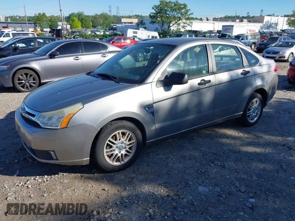 2008 Ford Focus SE with VIN 1FAHP35N68W276265, listed as a IAAI auction lot 42216043 with Not Provided miles and . Bid and sale history available at carsss.com. Image 2.
