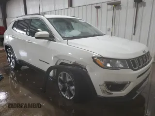2019 Jeep Compass Limited with VIN 3C4NJCCB5KT660039, listed as a Copart auction lot 51633925 with 81,987 mi miles and Salvage title. Bid and sale history available at DreamBid. Image 4.