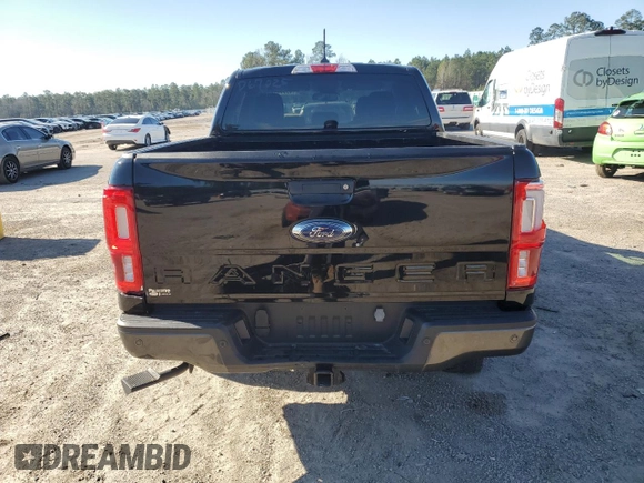 2021 Ford Ranger XL with VIN 1FTER4EHXMLD67025, listed as a Copart auction lot 45509695 with 29,464 mi miles and Salvage Title. Bid and sale history available at carsss.com. Image 6.