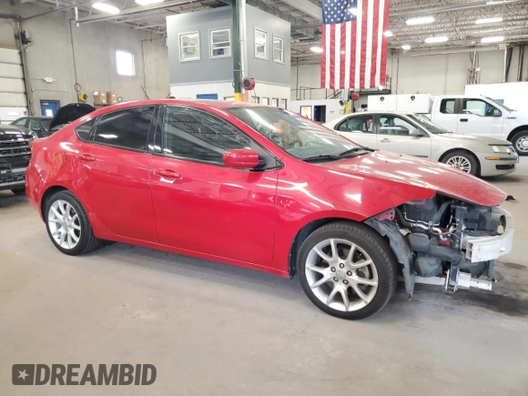 2013 Dodge Dart SXT with VIN 1C3CDFBA1DD268536, listed as a Copart auction lot 53308565 with 120,261 mi miles and Salvage Title. Bid and sale history available at carsss.com. Image 4.