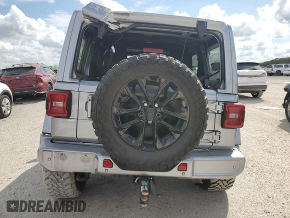 2021 Jeep Wrangler Unlimited Sahara High Altitude с VIN 1C4HJXEG2MW620527, выставлен на аукционе Copart как лот 72848894 с пробегом 65 598 миль миль и Списание • Salvage title. История ставок и продаж доступна на DreamBid. Изображение 6.