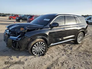 2024 Hyundai Palisade Calligraphy z VIN KM8R74GEXRU761969, wystawiony jako Copart lot #41876915 z przebiegiem 5 796 mil mil oraz Szkoda całkowita • Salvage title. Historia ofert i sprzedaży dostępna na DreamBid. Obrazek 1.