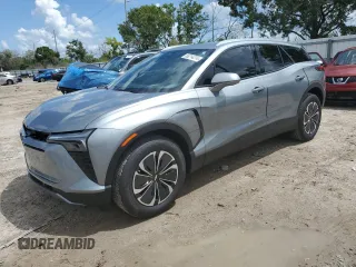 2024 Chevrolet Blazer EV eAWD LT z VIN 3GNKDBRJ9RS202885, wystawiony jako Copart lot #69214274 z przebiegiem 1472 mil mil oraz Szkody całkowita. Historia ofert i sprzedaży dostępna na DreamBid. Obrazek 1.