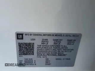 2021 GMC Terrain SLT z VIN 3GKALPEV5ML346387, wystawiony jako Copart lot #54859365 z przebiegiem 95 601 mil mil oraz Szkoda całkowita • Salvage title. Historia ofert i sprzedaży dostępna na DreamBid. Obrazek 14.