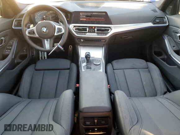 2021 BMW 3 Series 330i xDrive with VIN 3MW5R7J0XM8C14425, listed as a Copart auction lot 72910854 with 9,465 mi miles and Salvage Title. Bid and sale history available at DreamBid. Image 8.
