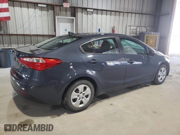 2016 Kia Forte LX with VIN KNAFK4A64G5568874, listed as a Copart auction lot 51670265 with 89,877 mi miles and Salvage Title. Bid and sale history available at carsss.com. Image 3.