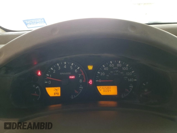 2005 Nissan Frontier SE with VIN 1N6AD06W35C413666, listed as a Copart auction lot 44690265 with 230,580 mi miles and Clean title. Bid and sale history available at DreamBid. Image 9.