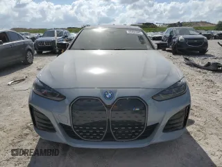 2023 BMW i4 M50 with VIN WBY33AW04PFP53795, listed as a Copart auction lot 42402505 with 20,210 mi miles and Salvage Title. Bid and sale history available at carsss.com. Image 5.