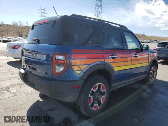 2024 Ford Bronco with VIN 3FMCR9K65RRF36699, listed as a Copart auction lot 48768955 with 10,050 mi miles and Salvage title. Bid and sale history available at DreamBid. Image 3.