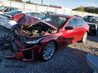 2021 Cadillac CT5 Luxury with VIN 1G6DW5RK9M0145161, listed as a Copart auction lot 83038754 with 55,205 mi miles and Salvage Title. Bid and sale history available at DreamBid. Image 1.