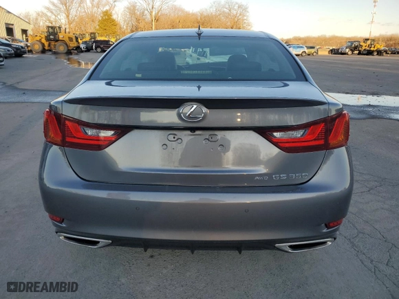 2015 Lexus GS 350 with VIN JTHCE1BL1FA009061, listed as a Copart auction lot 43918745 with 0 mi miles and Salvage Title. Bid and sale history available at carsss.com. Image 6.