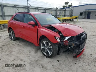 2021 Audi Q3 S line Premium Plus with VIN WA1EECF37M1006141, listed as a Copart auction lot 63611225 with 43,996 mi miles and Non repairable. Bid and sale history available at DreamBid. Image 4.