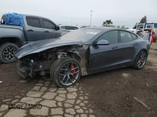 2022 Tesla Model S Plaid с VIN 5YJSA1E63NF460223, выставлен на аукционе Copart как лот 56127155 с пробегом 50 419 миль миль и Чистый • Clean title. История ставок и продаж доступна на DreamBid. Изображение 1.